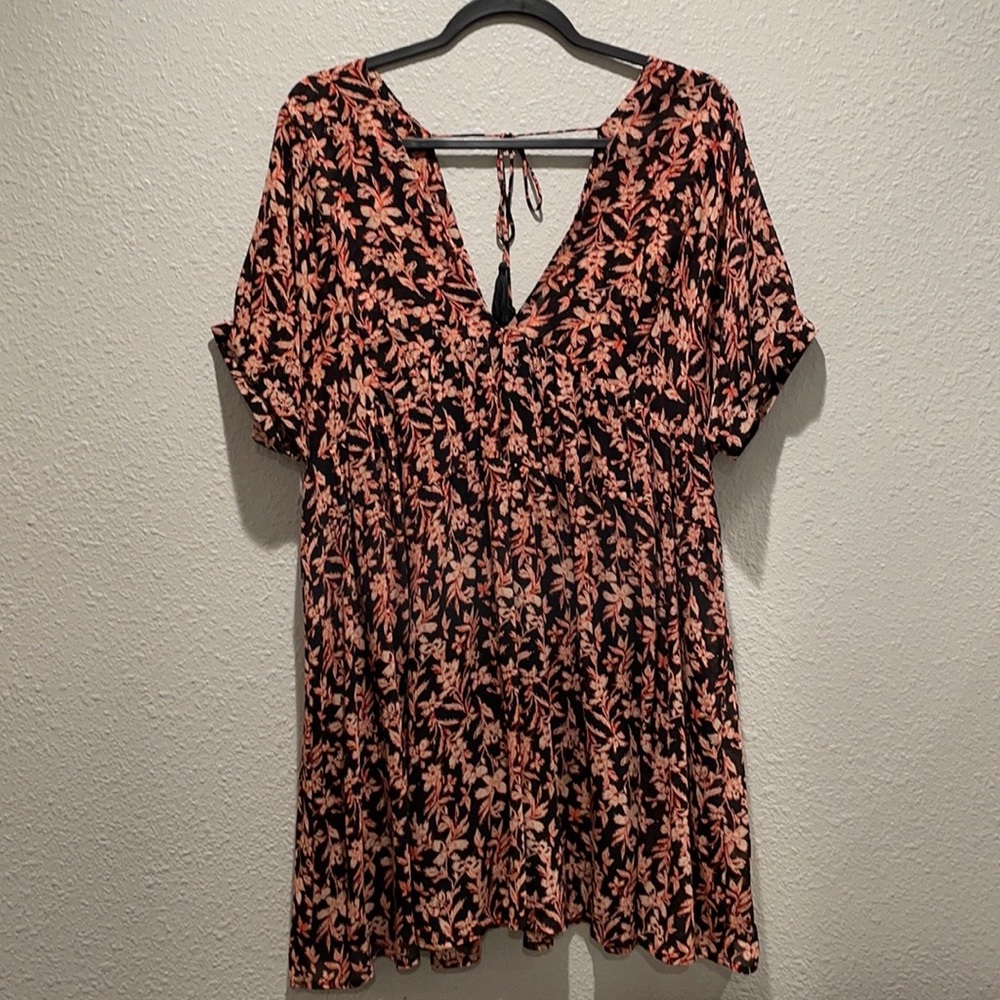 Free People Pink Flower Dress